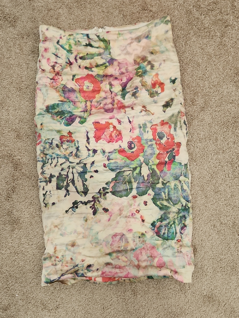 Artelier Nicole Miller Floral Pencil Skirt 4 Designer Cottagecore Fairycore